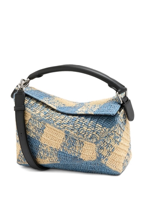 LOEWE x Paula’s Ibiza small Puzzle Edge tote bag - Blue