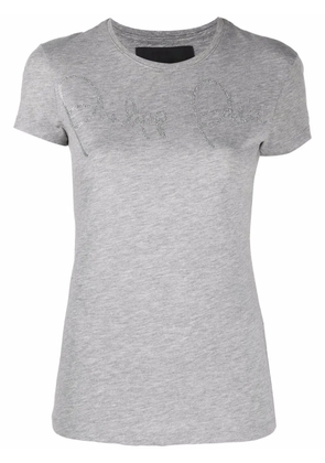 Philipp Plein round neck short-sleeved T-shirt - Grey