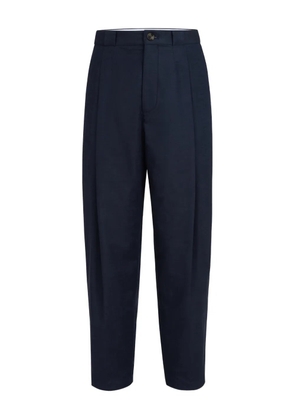 Brunello Cucinelli pleated panama trousers - Blue