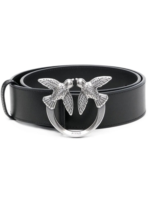 PINKO love bird buckle belt - Black