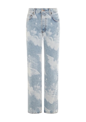Fiorucci cotton straight jeans - Blue