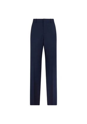 Billionaire loose fit wool trousers - Blue