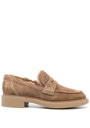 Gianvito Rossi Harris suede loafers - Brown