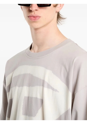 Diesel T-Boxt-Bleach graphic-print T-shirt - Grey