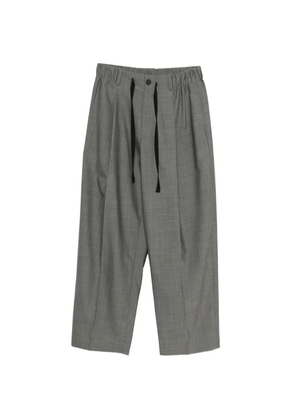 Studio Nicholson Noam drawstring cropped trousers - Grey