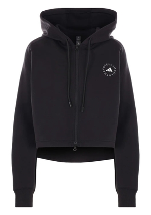 adidas by Stella McCartney cropped hoodie - Black