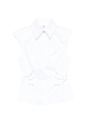 Elisabetta Franchi sleeveless shirt - White