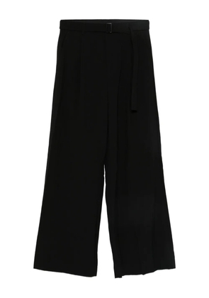 Juun.J belted-waist trousers - Black