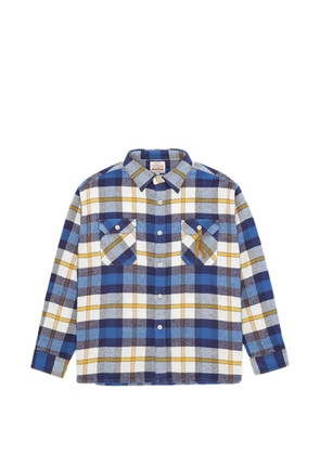 Fortela Mescal plaid pattern shirt - Blue