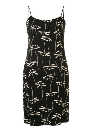 CHANEL Pre-Owned 1998 floral print dress - Black
