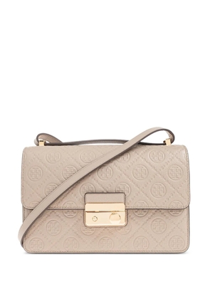 Tory Burch embossed-logo flap bag - 200