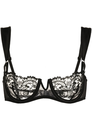 Kiki de Montparnasse Juliette balconette bra - Black