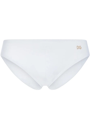 Dolce & Gabbana logo-tag bikini bottoms - White