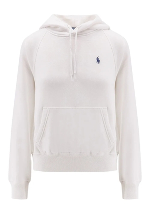 Polo Ralph Lauren logo hoodie - White