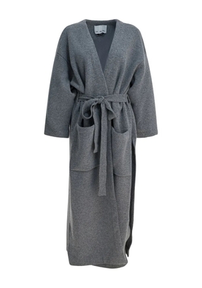 SA SU PHI pockets belted coat - Grey