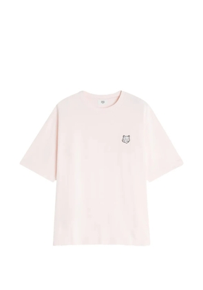 Maison Kitsuné crew-neck Fox-head T-shirt - Pink