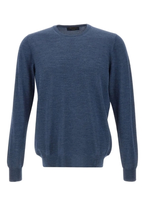 Gran Sasso crew-neck ribbed-trims sweater - Blue