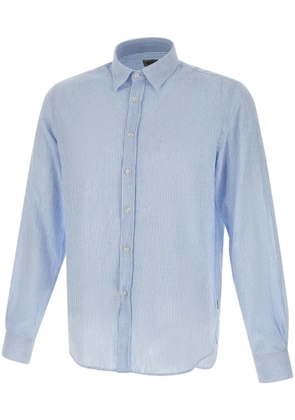 Woolrich striped long-sleeve shirt - Blue