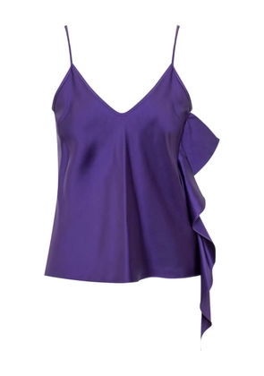 Max Mara Scollo ruffle-detail top - Blue