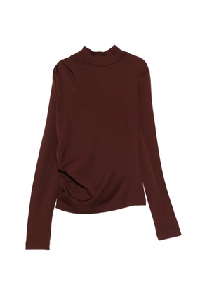 Max Mara draped top - Red