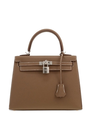 Hermès Pre-Owned 2025 Kelly 25 leather tote bag - Brown
