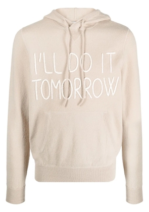 MC2 Saint Barth Jake I'll Do It Tomorrow hoodie - Neutrals