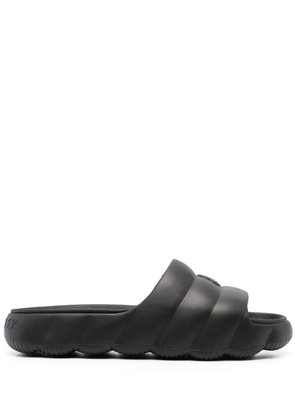 Moncler Lilo faux-quilted slides - Black
