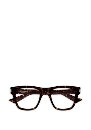 Saint Laurent Eyewear square-frame glasses - Brown