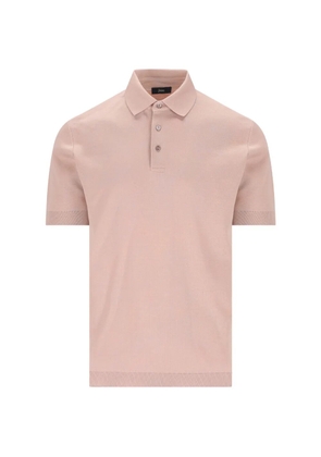 Herno buttoned polo shirt - Pink