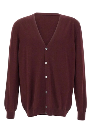 Gran Sasso V-neck button-up cardigan - Red