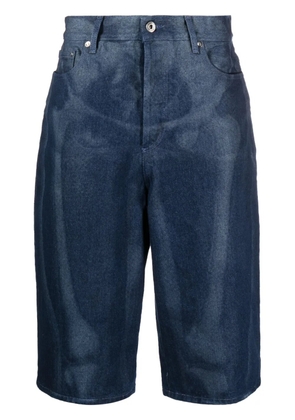 Off-White Body Scan denim shorts - Blue