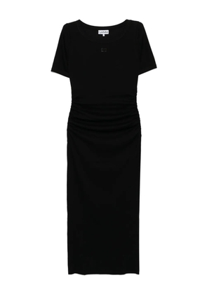 GANNI ribbed dress - Black