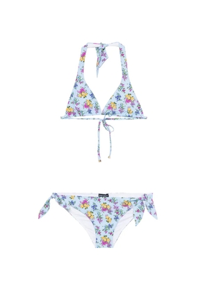 Dolce & Gabbana floral bikini - Blue