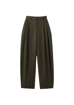 Jacquemus pleated-front tailored trousers - Green