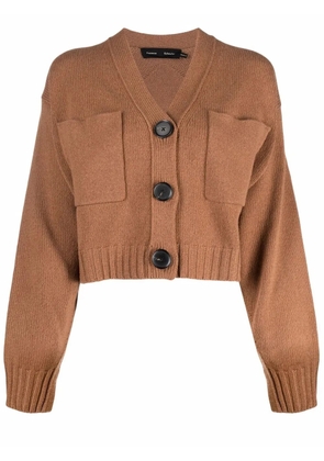 Proenza Schouler eco cashmere cardigan - Brown