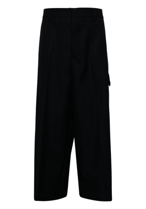 AMI Paris button fastening shorts - Blue