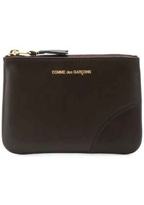 Comme Des Garçons Wallet classic line pouch - Brown