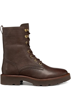 Geox 40mm Norize lace-up fastening boots - Brown