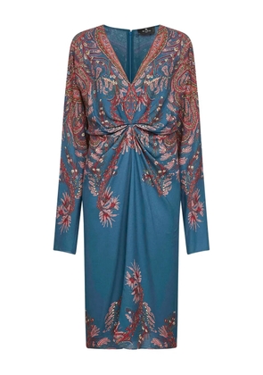 ETRO print dress - Blue