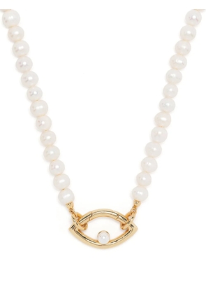 Capsule Eleven Eye pearl-embellished necklace - White