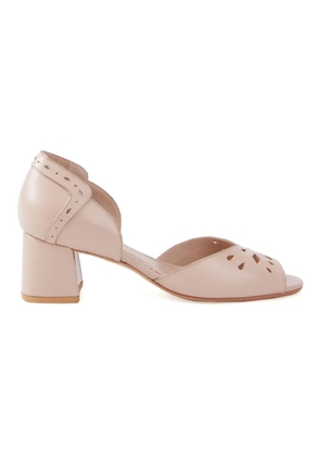 Sarah Chofakian chunky heel sandals - Neutrals