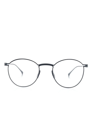 Giorgio Armani Panto round-frame glasses - Blue