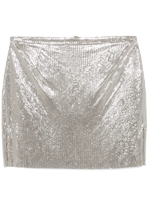 Rabanne chainmail mini skirt - Grey