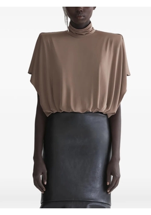 Mugler drapped bodysuit - Black