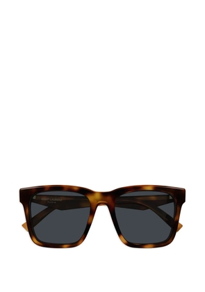 Saint Laurent Eyewear square-frame tortoiseshell sunglasses - Brown