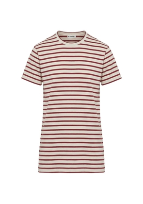 JIL SANDER+ striped mini dress - Neutrals