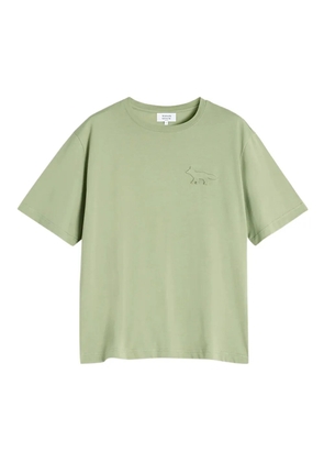 Maison Kitsuné profile fox-embossed T-shirt - Green