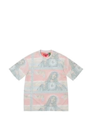Supreme Jesus short-sleeved T-shirt - Pink