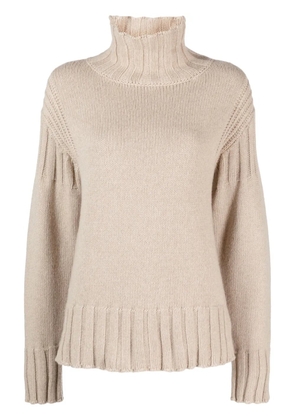 Jil Sander roll-neck cashmere jumper - Neutrals