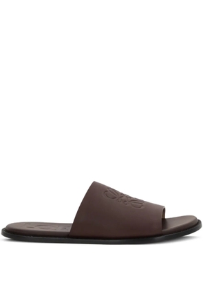 LOEWE Anagram Flex slides - Brown